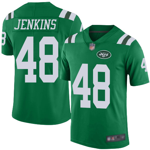 New York Jets Limited Green Youth Jordan Jenkins Jersey NFL Football #48 Rush Vapor Untouchable->youth nfl jersey->Youth Jersey